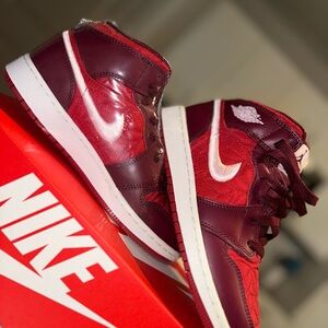 Jordan Kids Shoes in Red and White